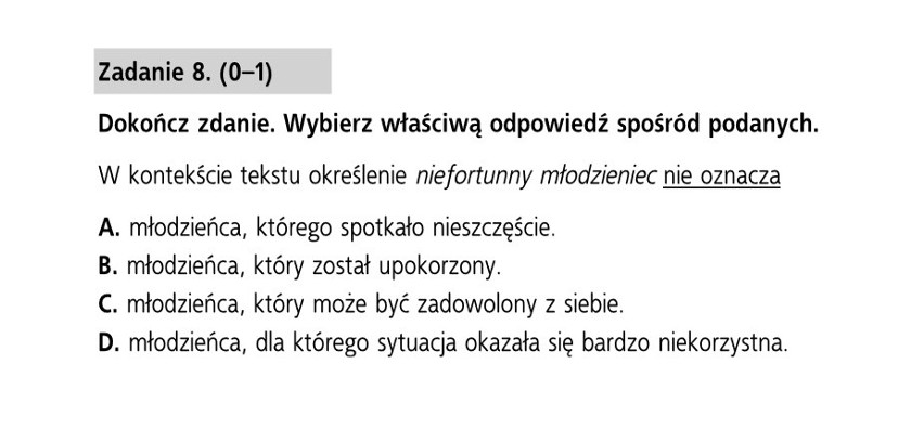 Egzamin ósmoklasisty 2019. [15.12]Język polski - PRÓBNY EGZAMIN ÓSMOKLASISTY Z GWO [PYTANIA I ODPOWIEDZI]