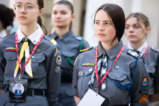 Polscy Harcerze na zjeździe w Wilnie