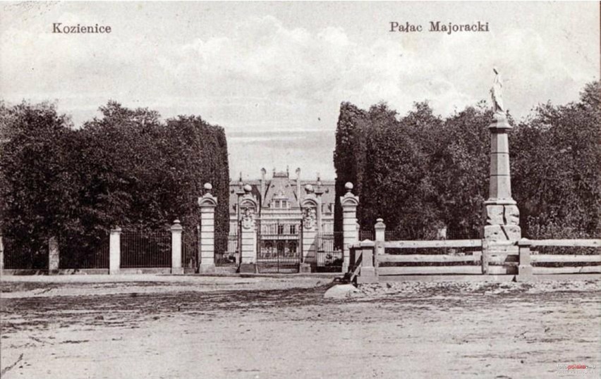 Lata 1910-1915 , Pałac Majoracki w Kozienicach. Pałac...