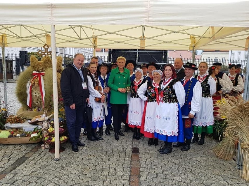 Wieniec gminy Leżajsk zajął drugie miejsce podczas Dożynek...