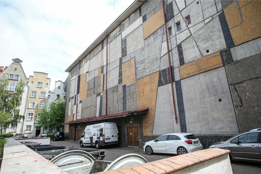 Mozaika Anny Fiszer na kinie Neptun w Gdańsku. Maj 2015 rok