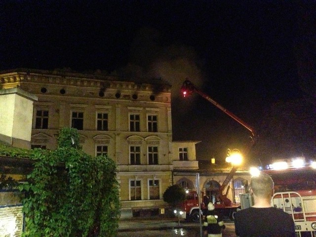 W akcji uczestniczyło kilka jednostek straży pożarnej.