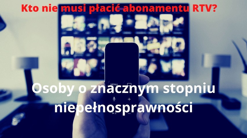 Abonament RTV - te osoby nie muszą go płacić. Możecie być zaskoczeni! [lista]