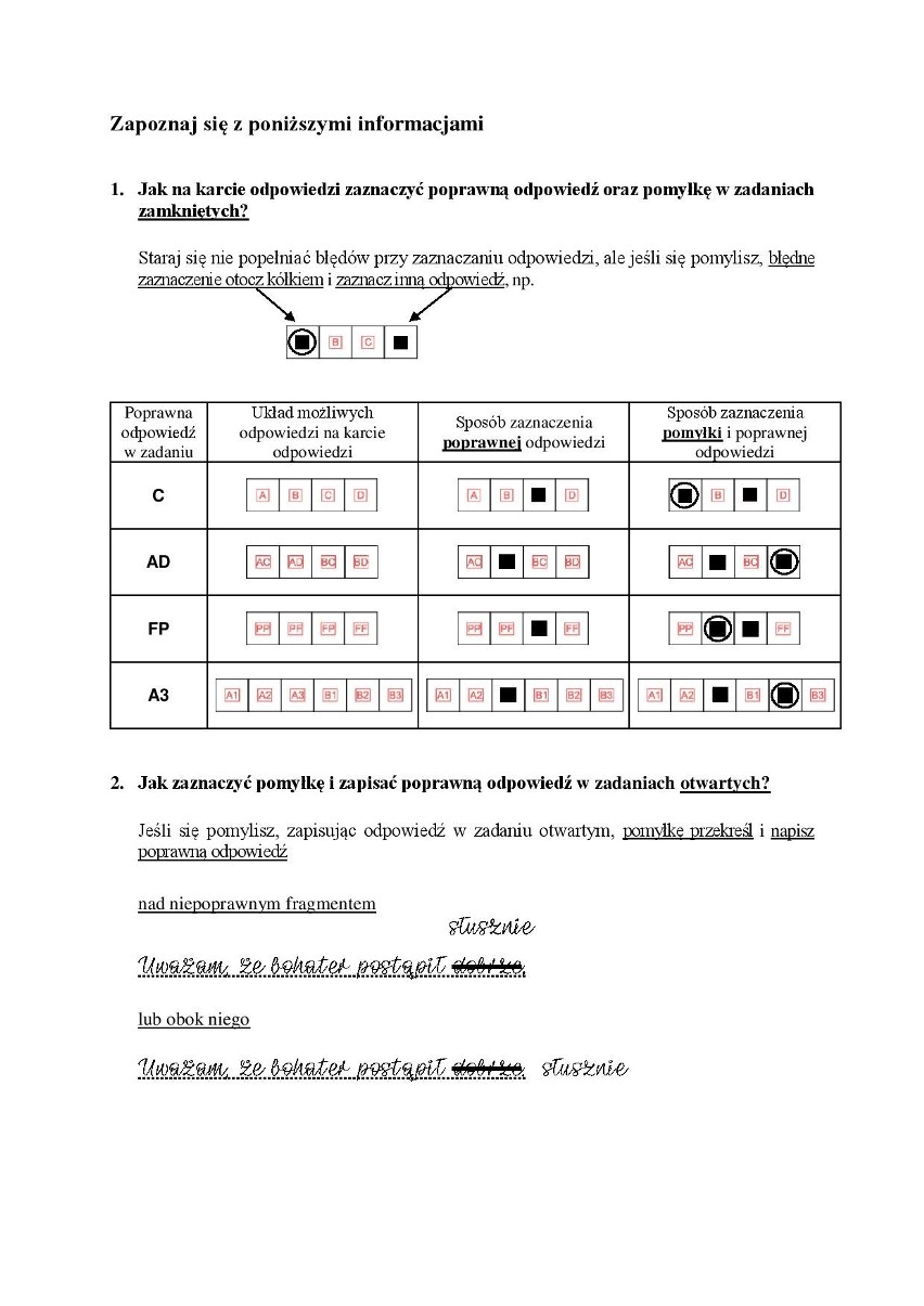 Próbny egzamin ósmoklasisty 2018: Język polski [ODPOWIEDZI, ARKUSZE,  ZADANIA] Sprawdzian 8-klasisty z języka polskiego - 18 grudnia 2018 r. |  Głos Wielkopolski