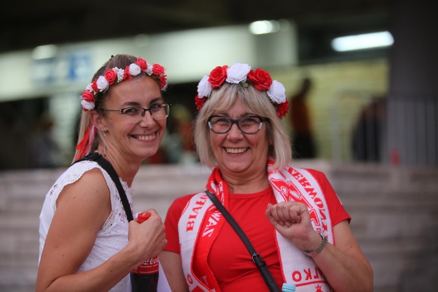 23.08.2022. Kibice na meczu siatkarzy Polska - Argentyna....