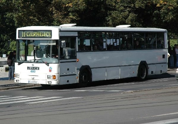 Na ulicach Torunia coraz więcej białych  autobusów.