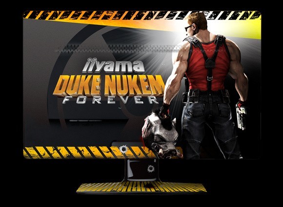 Monitor iiyama dla fanów Duke Nukem Forever.