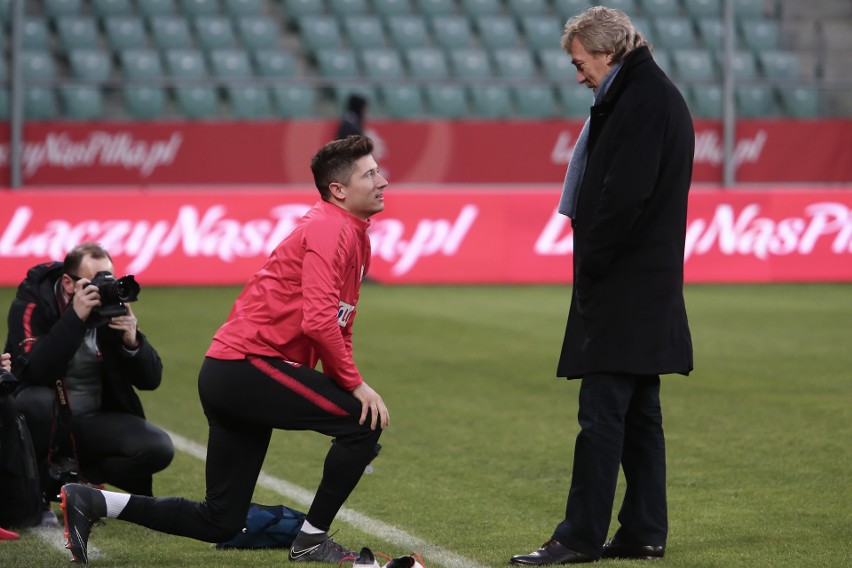 Polska - Nigeria 23.03.2018. Trening Polaków na Stadionie...