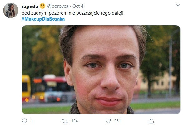 Krzysztof Bosak makijażu nie nosi. Ale internet go prosi....