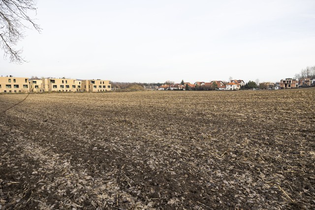 Teren planowanej inwestycji w rejonie ulicy Podłużnej