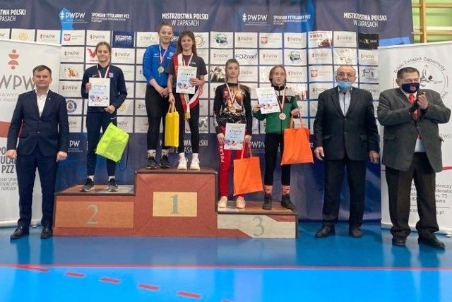 Maja Majdańska na najwyższym stopniu podium