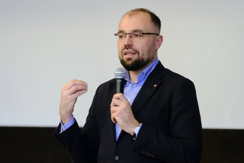 Wykład o samorządzie przeprowadził prof. Krzysztof Szczucki,...