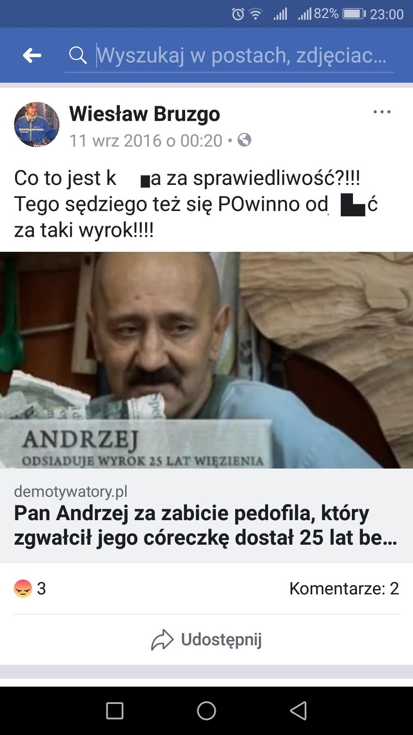 Co wypisuje w internecie kandydat PiS na burmistrza...