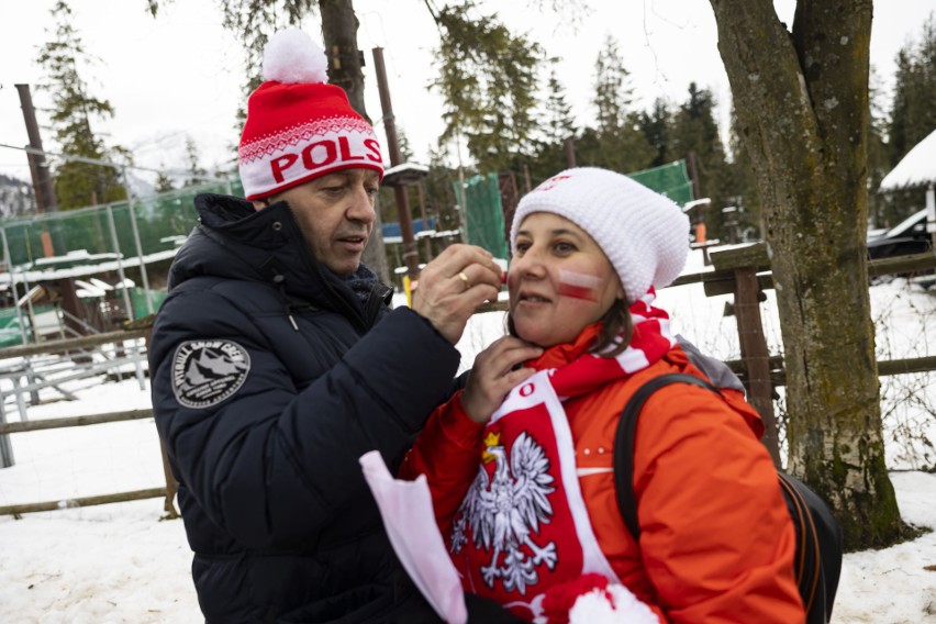 Kibice w Zakopanem przed niedzielnym konkursem