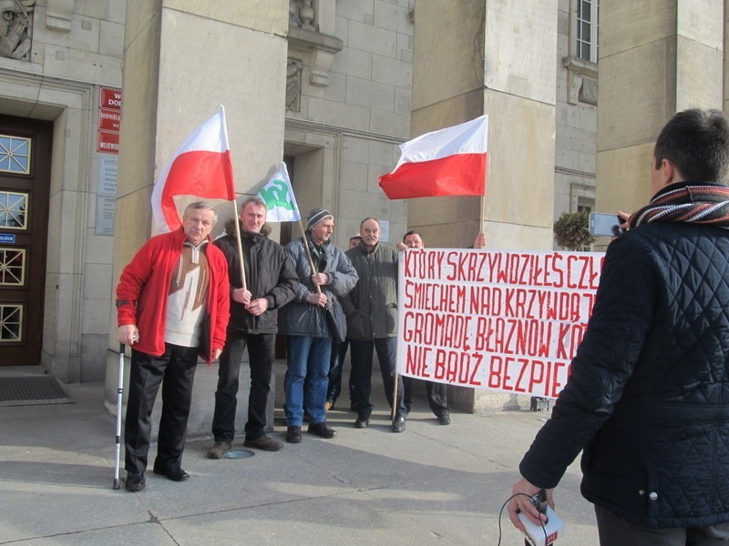Protest rolników we Wrocławiu, 03.02.2015