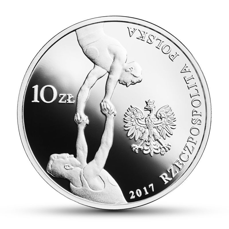 Nowa moneta NBP - z gimnastykami [zdjęcia]