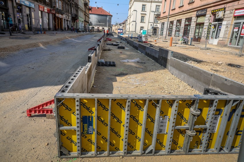 Przebudowa ul. Krakowskiej trwa od marca