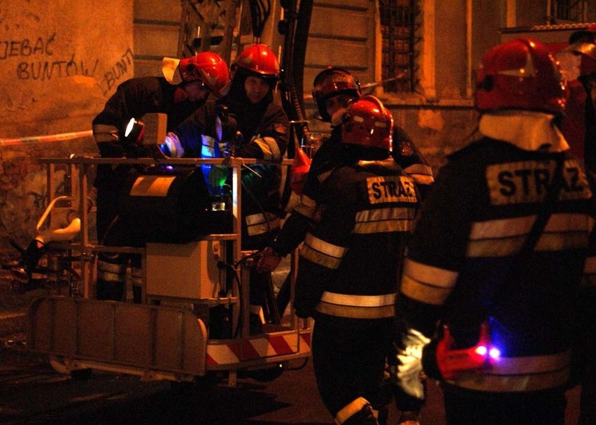 . Na miejscu działała też jednostka straży pożarnej z...