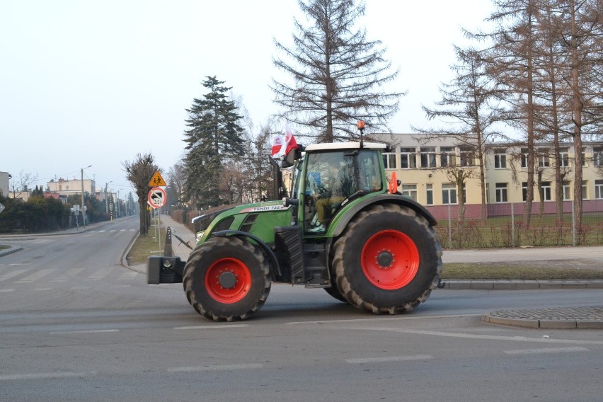 Protest rolników w Starogardzie Gdańskim