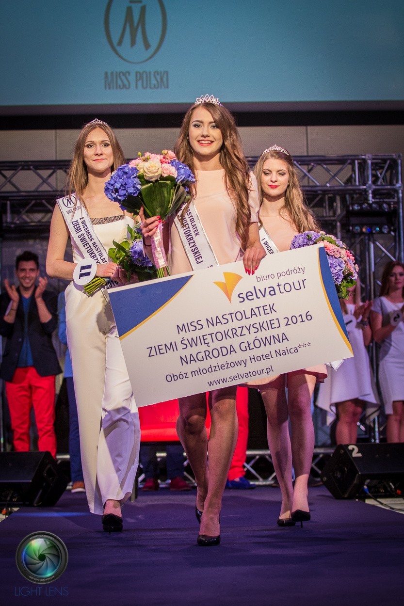 Patrycja Pabis z tytułem Miss Nastolatek Ziemi Świętokrzyskiej 2016