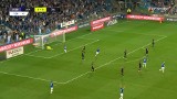 Skrót meczu Lech Poznań - Żalgiris Kowno 3:1. Po przerwie Kolejorzowi odcięło zasilanie [WIDEO]