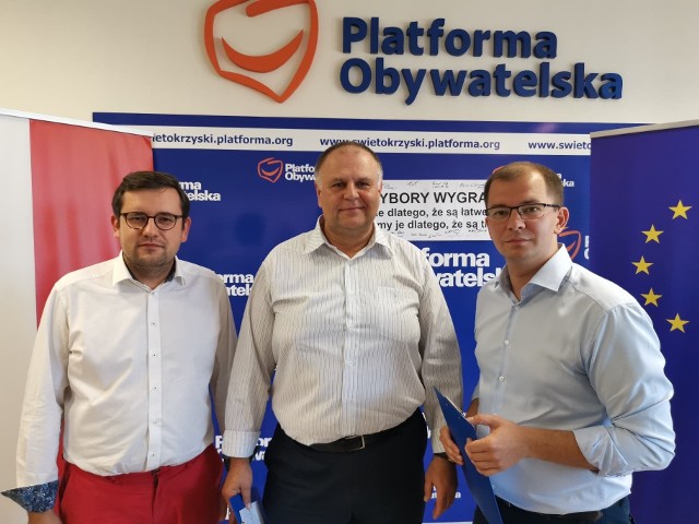 Od lewej: Mateusz Żukowski, Adam Cyrański i Michał Braun.