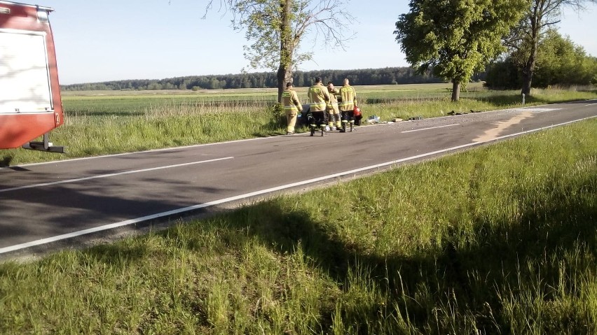 Wypadek w powiecie lubaczowskim. Zderzyły się dwie osobówki [ZDJĘCIA]