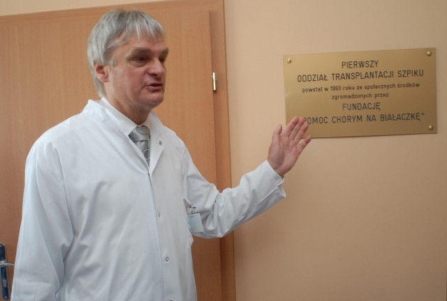 Prof. Komarnicki jako pierwszy w Polsce przeprowadził przeszczep  haploidentyczny u dorosłego