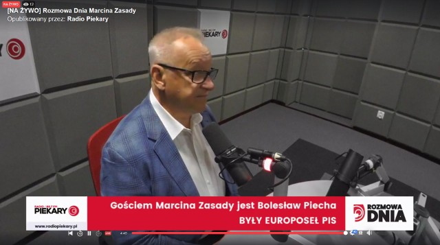 Gościem dnia był Bolesław Piecha, były europoseł PiS