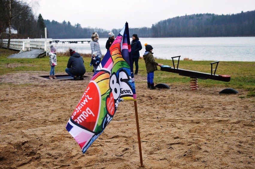 Morsy dla WOŚP. Tak było rok temu nad jeziorem Jeleń (ZDJĘCIA)