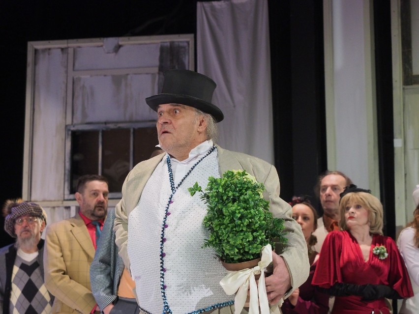 Ryszard Doliński w spektaklu "Słomkowy kapelusz"