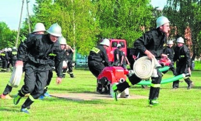 Ćwiczenia bojowe były jedną z atrakcji turnieju w Pacanowie.