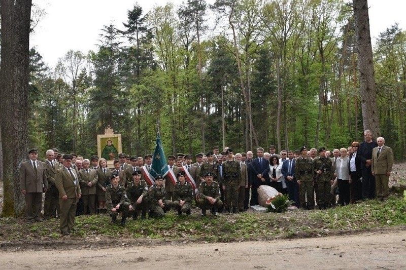 Dęby upamiętniające 100. rocznicę odzyskania niepodległości posadzono w gminie Rytwiany [ZDJECIA]