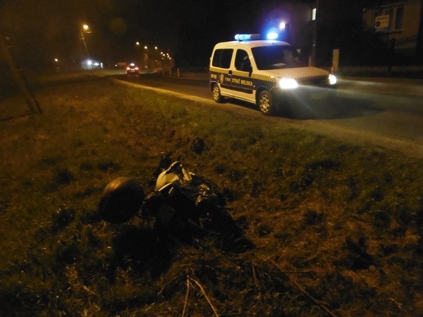 Pijany motocyklista uciekał ulicami Inowrocławia przed...