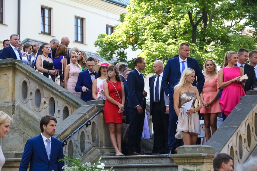 Na ślub Radwańskiej przybyło mnóstwo znanych osób.