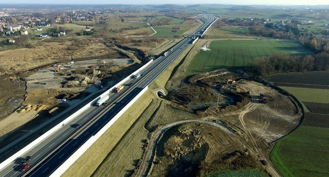 Budowa autostradowego Węzła Niepołomice ruszyła jesienią. Prace warte ponad 50 mln zł zaplanowano na 15 miesięcy