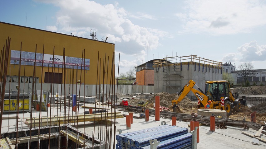 Budowa gorzelni przy ul. Krochmalnej w Lublinie idzie zgodnie z planem. Prace wchodzą w kolejny etap