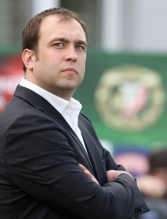 Prezes Widzewa Marcin Animucki