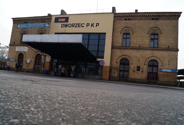 Budynek dworca PKP w Inowrocławiu