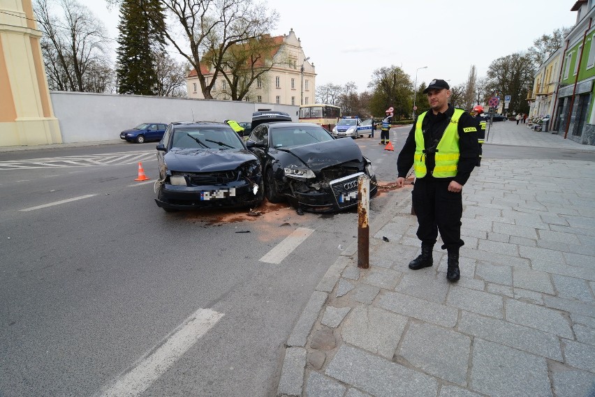 Wypadek w centrum Sandomierza