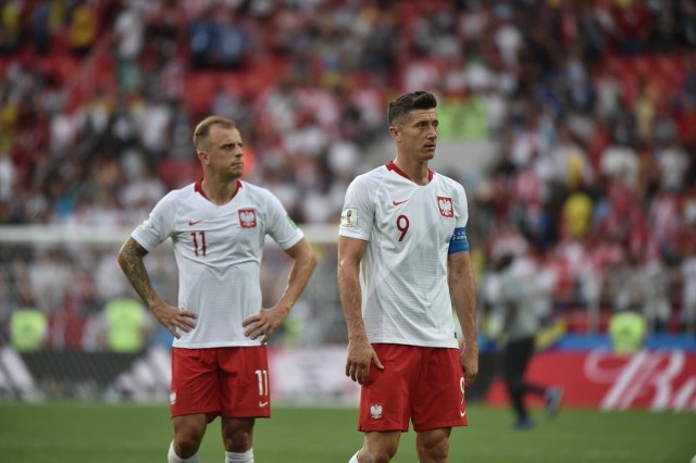 Kamil Grosicki i Robert Lewandowski po meczu Polska - Senegal mieli nietęgie miny
