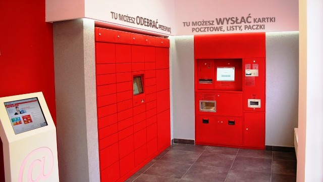 Przykładowy automat Paczkowy Poczty Polskiej