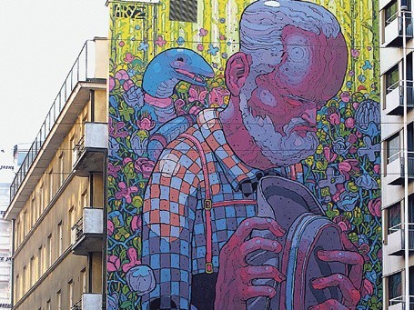 Łódzki Street Art narodził się w 2001 roku wraz powstaniem...