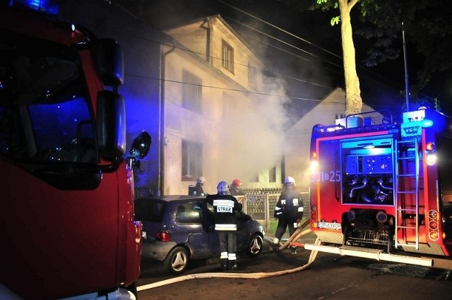 Pożar mieszkania przy ulicy Zielonej w Opolu (Nowa Wieś Królewska).