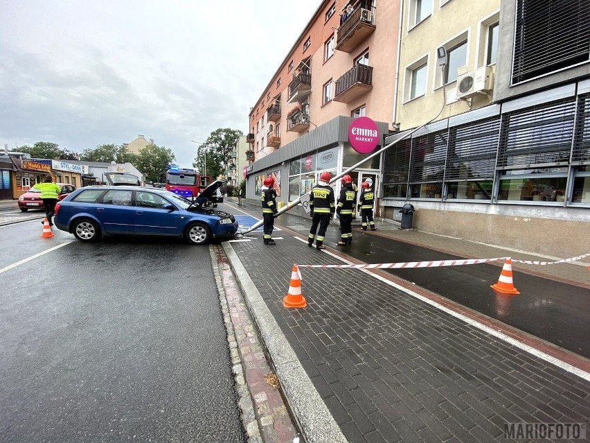 Wypadek na ulicy Oleskiej w Opolu.
