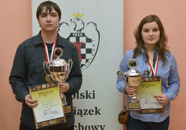 Piotr Jędras i Anna Skrzypczak okazali się najlepszymi szachistami w Grand Prix Gór Świętokrzyskich.