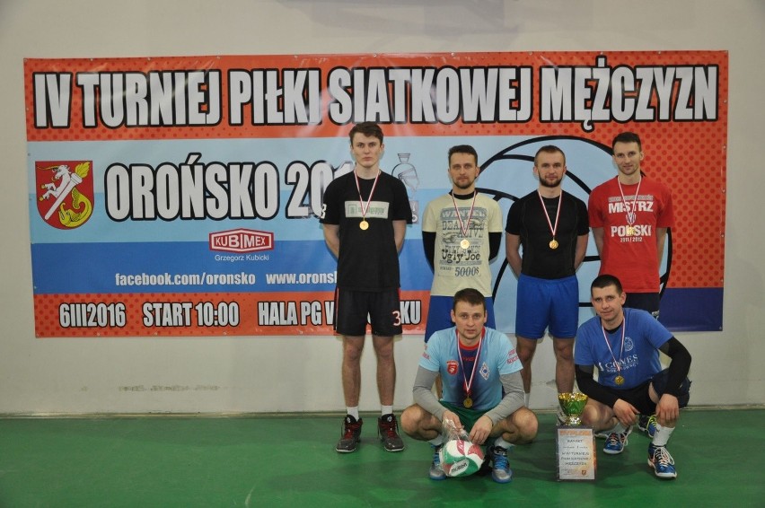 Karbet Jastrząb wygrał czwarty siatkarski turniej mężczyzn w Orońsku