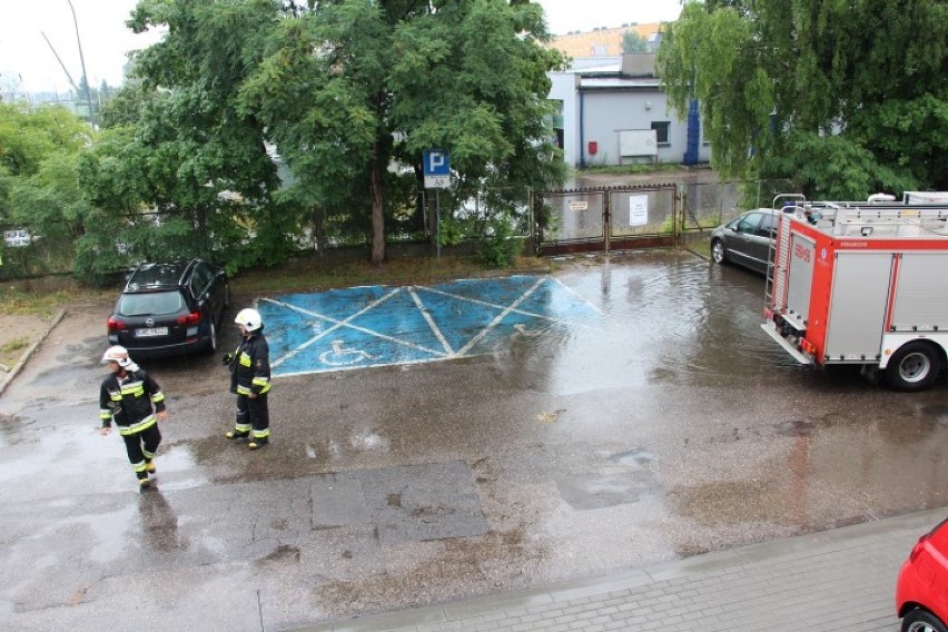 Czwartkowa ulewa w Wejherowie i powiecie. Są zalania w kilku miejscach [ZDJĘCIA]