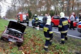 Wypadek na drodze nr 26. Zderzyły się trzy auta