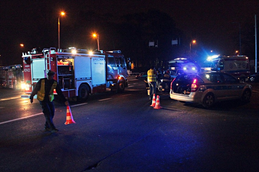 Wypadek na skrzyżowaniu Wojska Polskiego i Sikorskiego